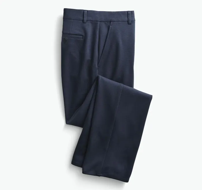 Men Johnston and Murphy Pants and Jeans XC Flex Knit Pants Navy Solid Men Johnston and Murphy Pants and Jeans XC Flex Knit Pants Navy Solid
