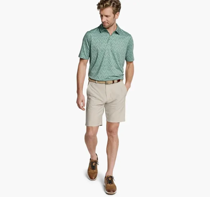 Men Johnston and Murphy Polos and Tees XC4 Performance Polo Green Tonal Guitar Men Johnston and Murphy Polos and Tees XC4 Performance Polo Green Tonal Guitar