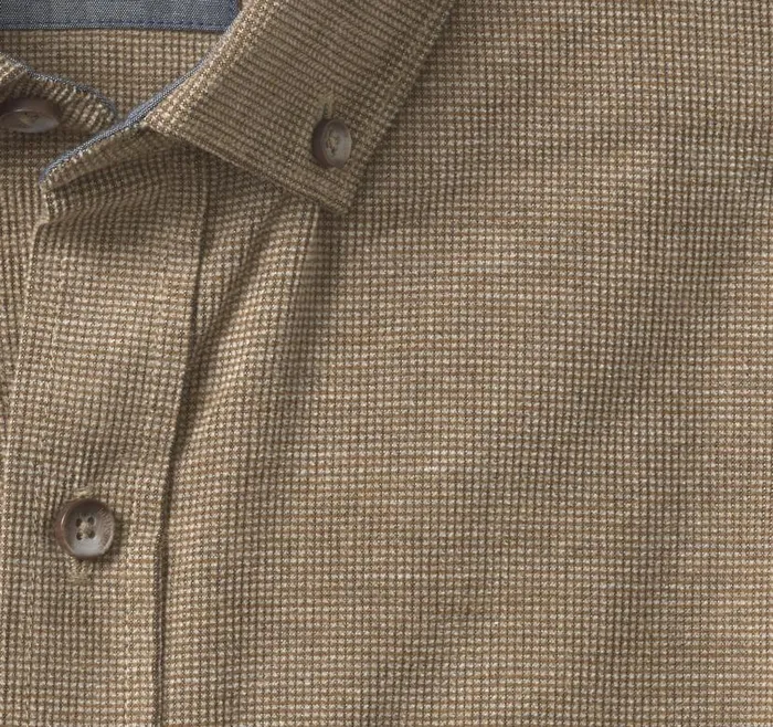 Men Johnston and Murphy Shirts Corduroy Shirt Brown Textured Men Johnston and Murphy Shirts Corduroy Shirt Brown Textured
