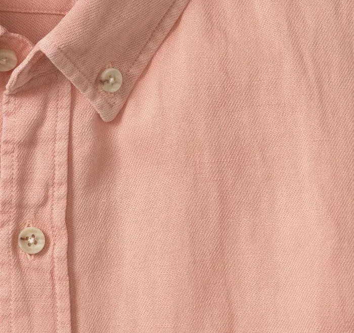 Men Johnston and Murphy ShortSleeve Shirts Garment Dyed Shirt Melon Men Johnston and Murphy ShortSleeve Shirts Garment Dyed Shirt Melon