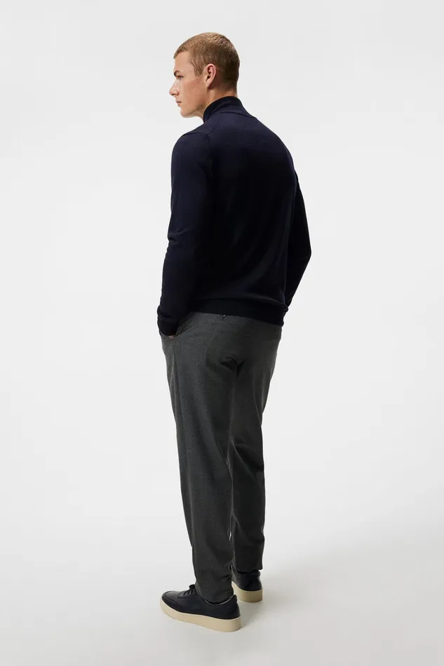 Men Kiyan Quarter Zip Sweater JL Navy JLindeberg Knitwear Men Kiyan Quarter Zip Sweater JL Navy JLindeberg Knitwear