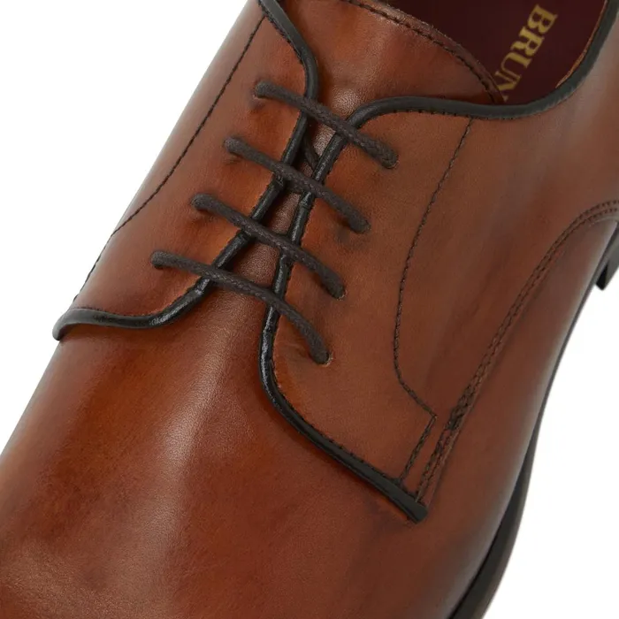 Men Laceups and Oxfords Bruno Magli Salerno Derby Cognac Leather