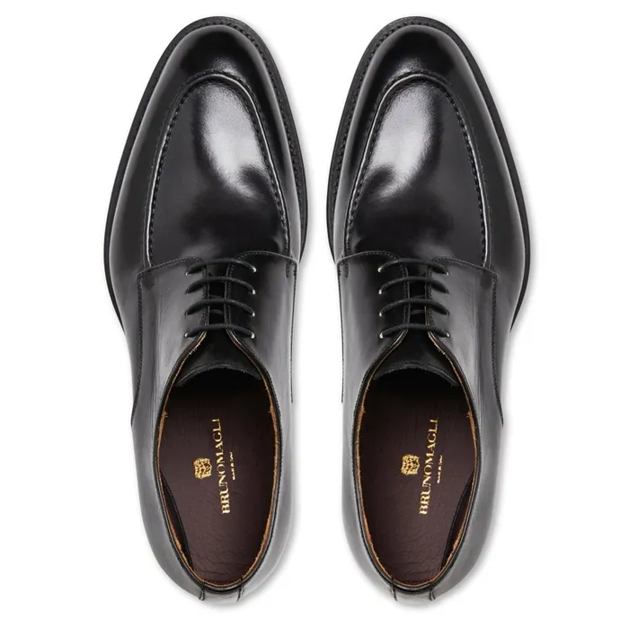 Men Laceups and Oxfords Bruno Magli Santino Classic Leather DerbyBlack