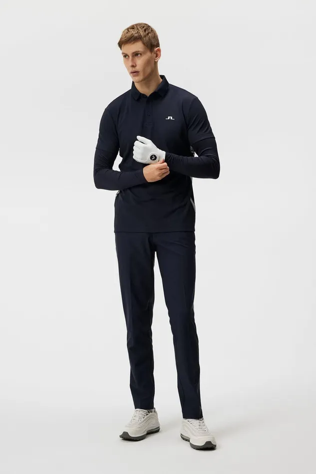 Men Liam Regular Fit LS Polo JL Navy JLindeberg Polo Shirts Men Liam Regular Fit LS Polo JL Navy JLindeberg Polo Shirts