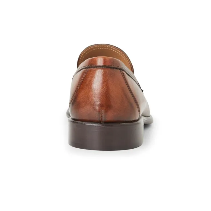Men Loafers and Slipons Bruno Magli Arden Braided Leather LoaferCognac
