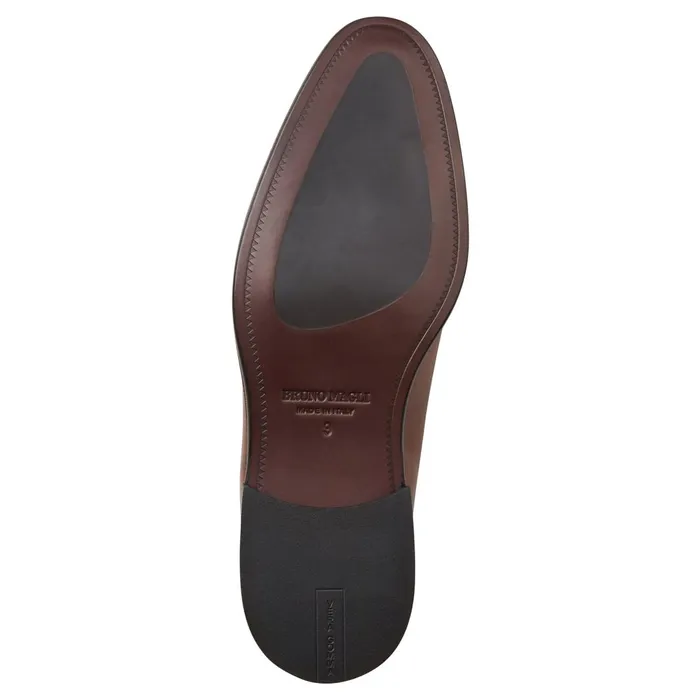 Men Loafers and Slipons Bruno Magli Arden Braided Leather LoaferCognac