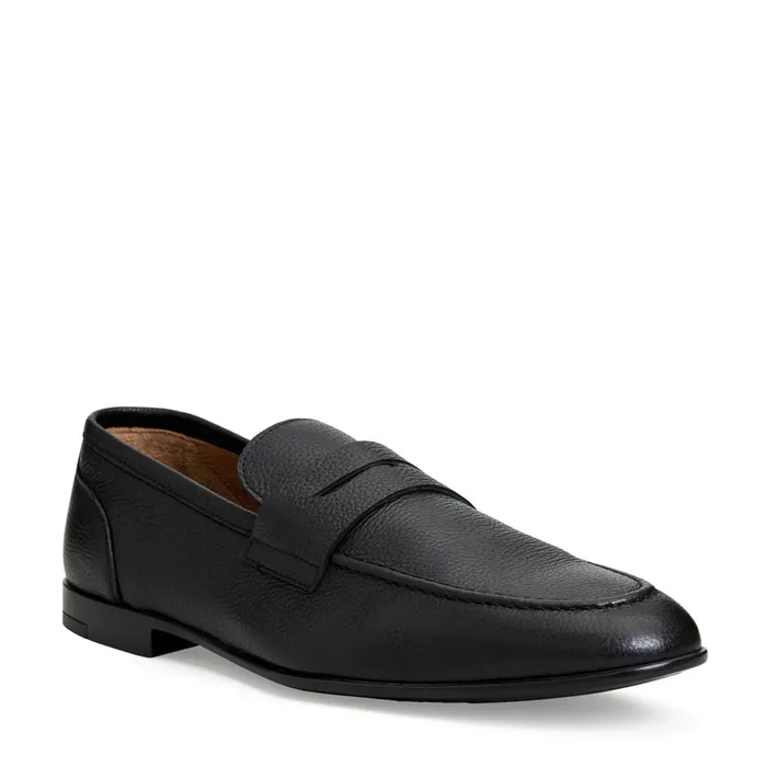 Men Loafers and Slipons Bruno Magli LASTRA SLIPON LEATHER LOAFERBLACK