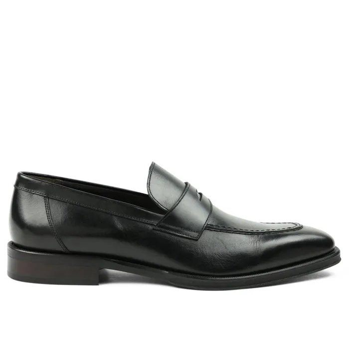 Men Loafers and Slipons Bruno Magli Nathan Penny Loafer 8211 Black