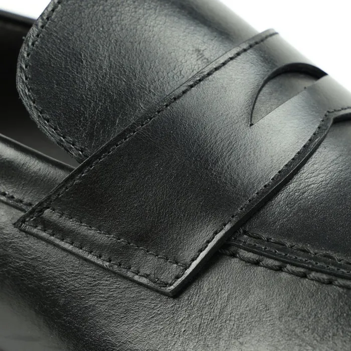Men Loafers and Slipons Bruno Magli Nathan Penny Loafer 8211 Black