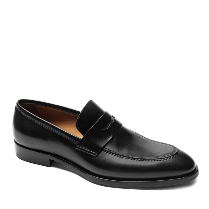Men Loafers and Slipons Bruno Magli Payton Burnished Penny LoaferBlack