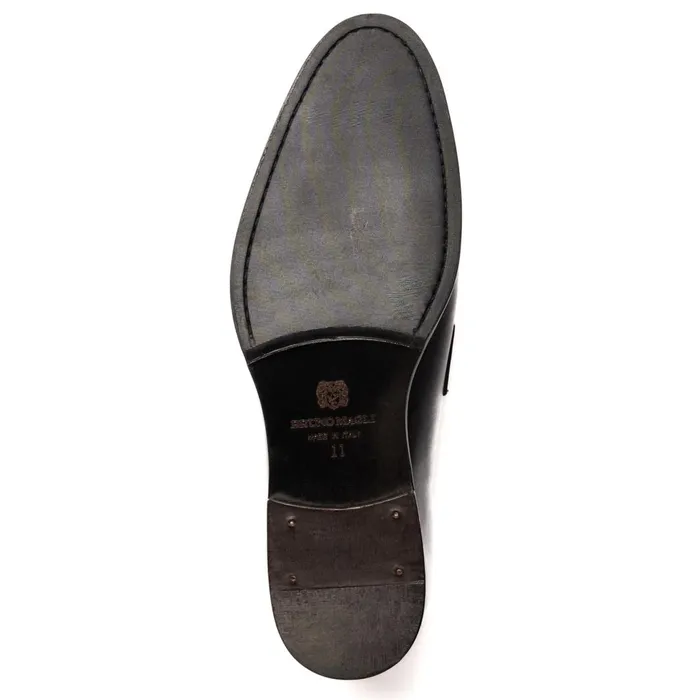 Men Loafers and Slipons Bruno Magli Payton Burnished Penny LoaferBlack