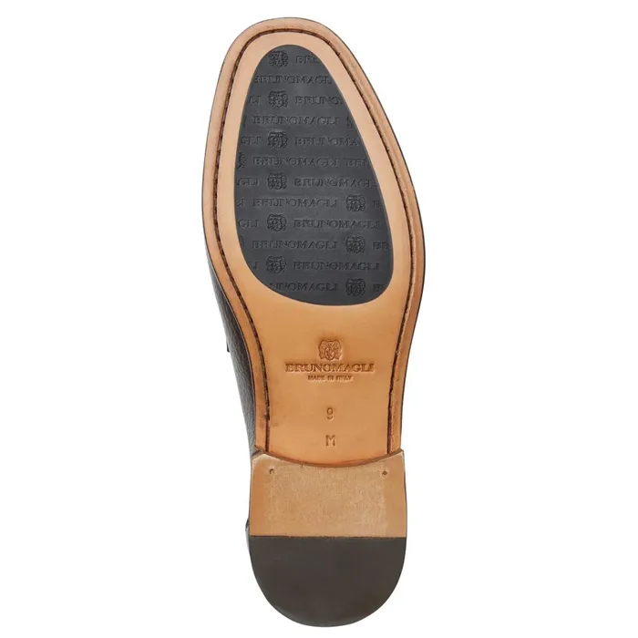 Men Loafers and Slipons Bruno Magli Tonio Slip On Loafer Brown Cervo Leather