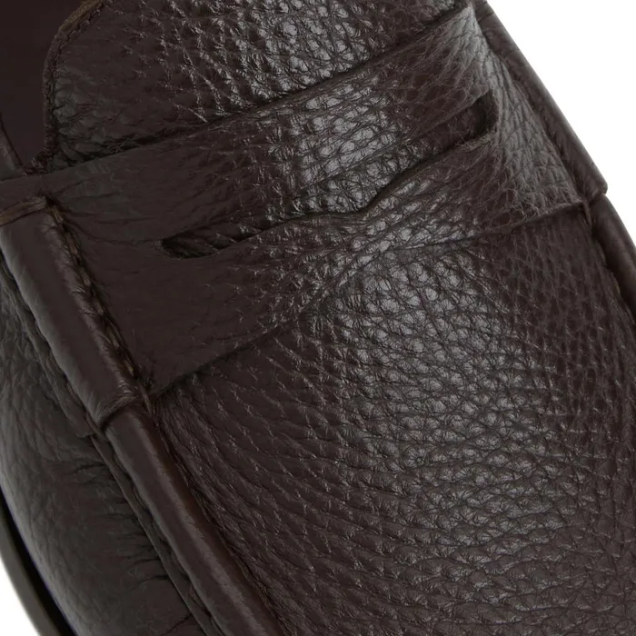 Men Loafers and Slipons Bruno Magli Tonio Slip On Loafer Brown Cervo Leather