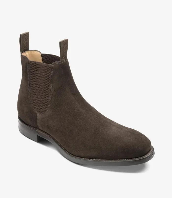 Men Loake Boots Chatsworth Dark Brown Suede Men Loake Boots Chatsworth Dark Brown Suede