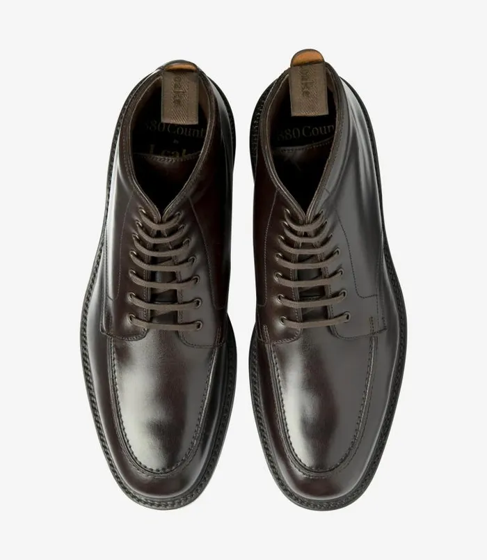 Men Loake Boots Gisbourne Dark Brown Men Loake Boots Gisbourne Dark Brown