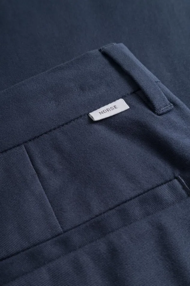 Men Norse Standard Chino Dark Navy Norse Projects Trousers