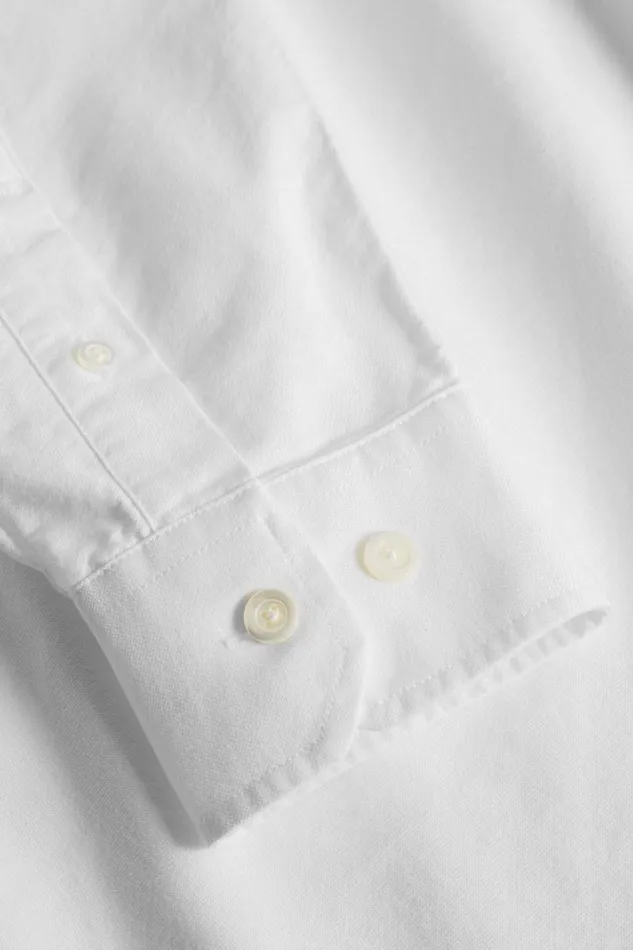 Men Norse Standard Oxford BD Shirt White Norse Projects Shirting