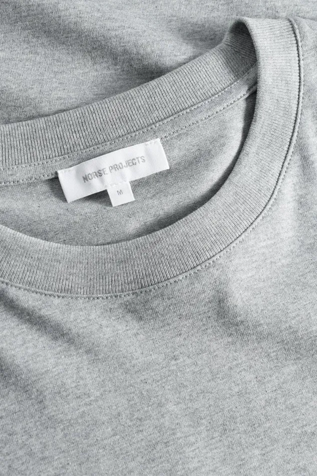 Men Norse Standard Tshirt Grey Melange Norse Projects TShirts