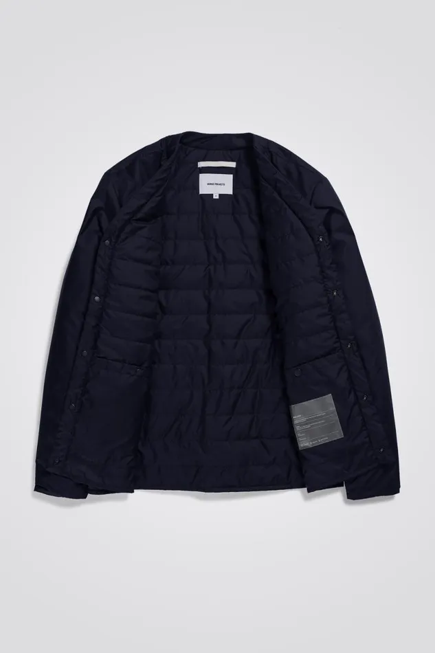 Men Otto Light Pertex Dark Navy Norse Projects Outerwear