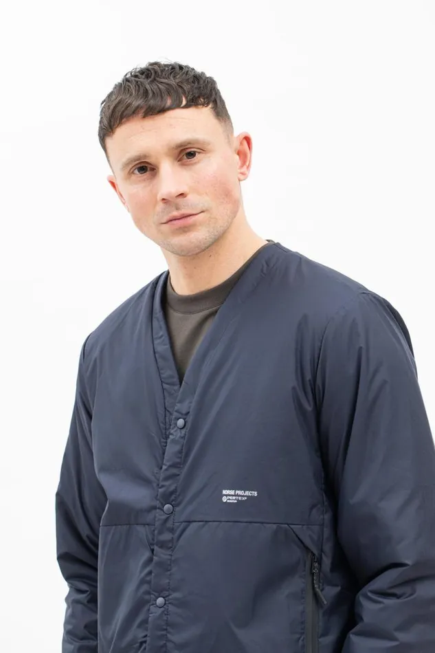 Men Otto Light Pertex Dark Navy Norse Projects Outerwear