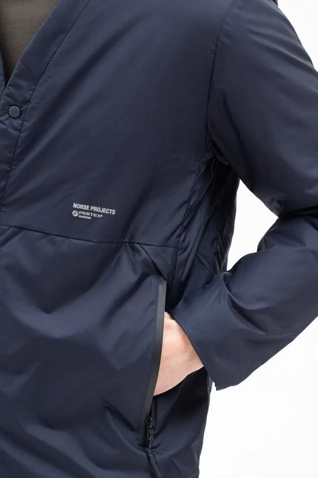Men Otto Light Pertex Dark Navy Norse Projects Outerwear