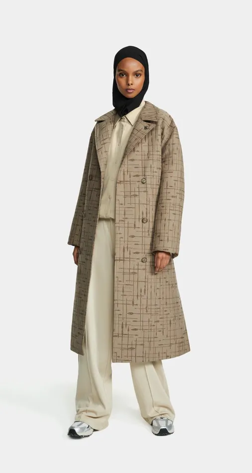 Men Oxford Beige Rashawn Long Jacket Daily Paper Jackets Men Oxford Beige Rashawn Long Jacket Daily Paper Jackets