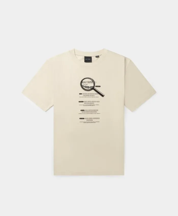 Men Pelican Beige Search TShirt Daily Paper TShirts