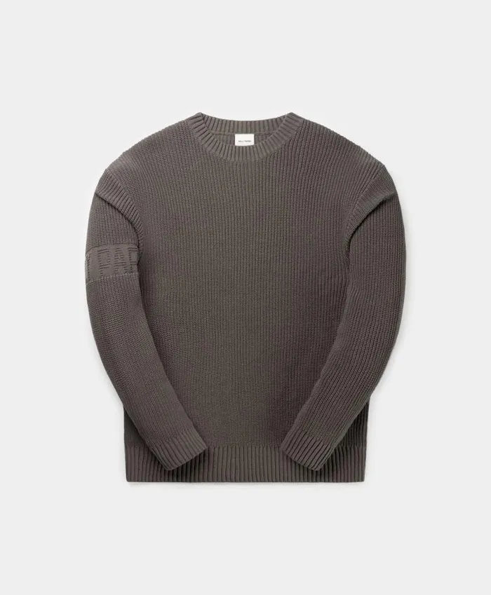 Men Rabbit Grey Band Knit Sweater Daily Paper Knitwear