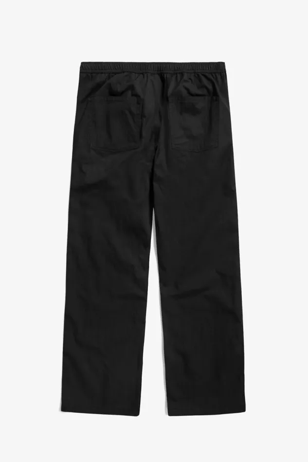 Men Ragnar Fine Broken Twill Black Norse Projects Trousers