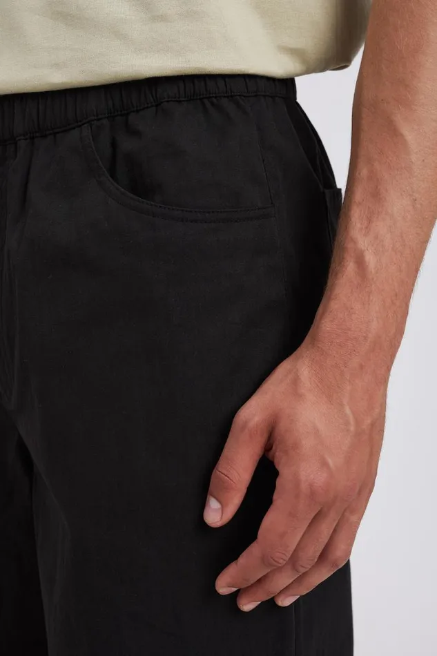 Men Ragnar Fine Broken Twill Black Norse Projects Trousers
