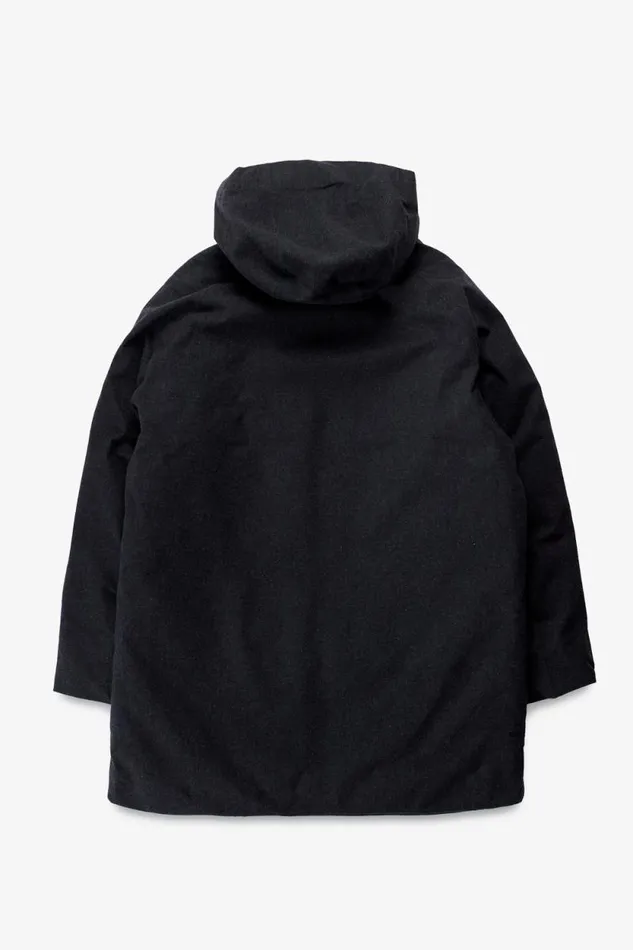 Men Rokkvi 60 GoreTex Wool Down Jacket Charcoal Melange Norse Projects Outerwear