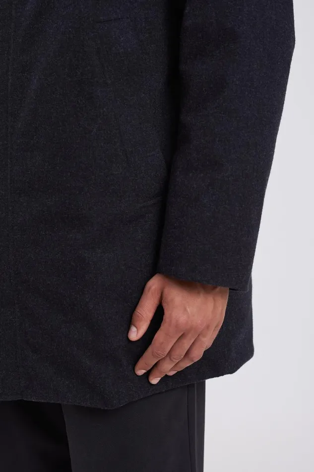 Men Rokkvi 60 GoreTex Wool Down Jacket Charcoal Melange Norse Projects Outerwear