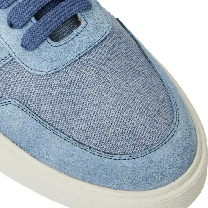 Men Sneakers Bruno Magli Darian Sneaker Light Blue Canvas