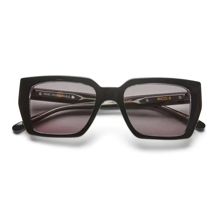 Men Sunglasses Bruno Magli Ricci Sunglasses Black Crystal