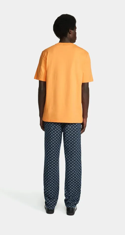 Men Tangerine Orange Rivo TShirt Daily Paper TShirts Men Tangerine Orange Rivo TShirt Daily Paper TShirts