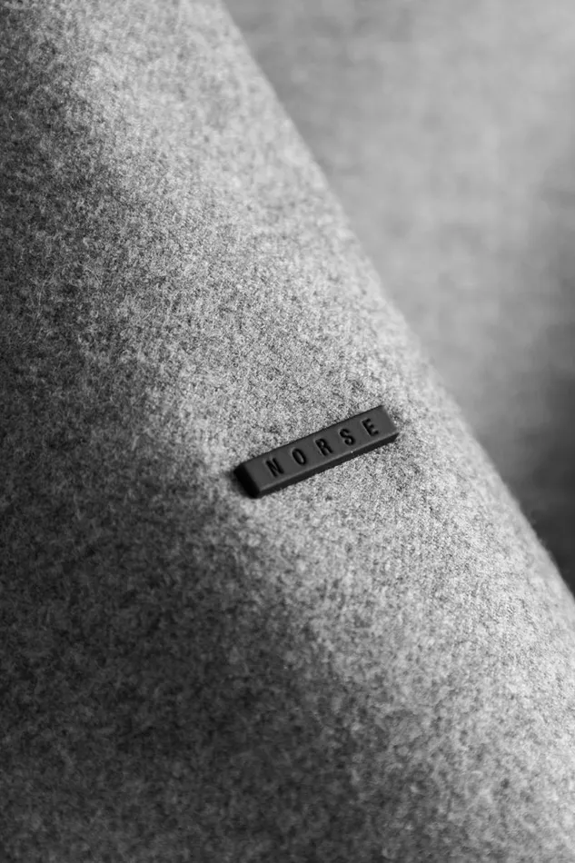 Men Technical Jacket Loro Piana Clima System Wool Light Grey Melange Norse Projects Outerwear