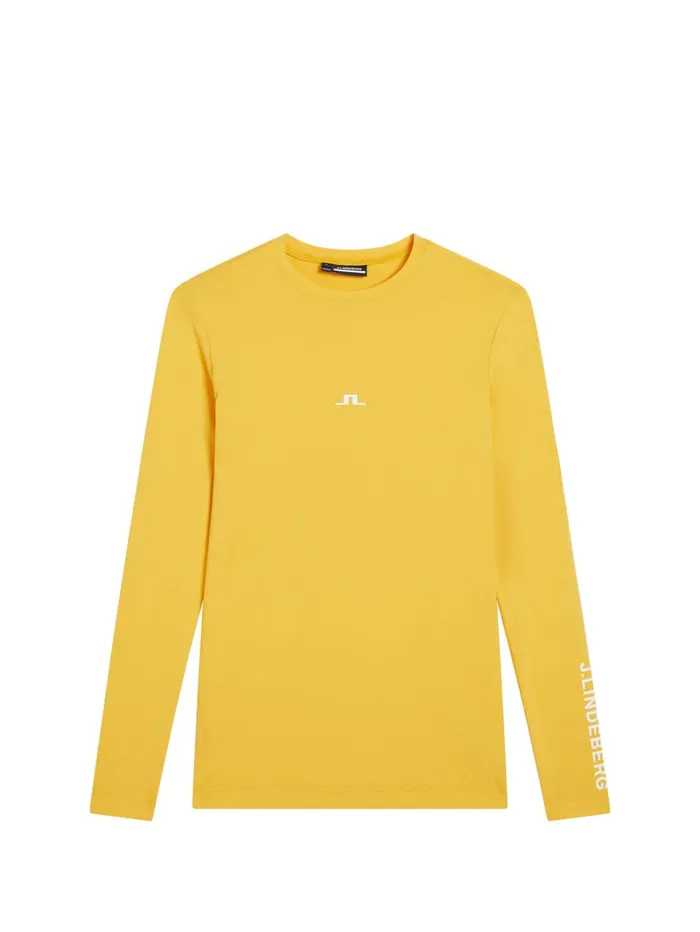Men Thor Long Sleeve Citrus JLindeberg Base and Mid Layers Men Thor Long Sleeve Citrus JLindeberg Base and Mid Layers