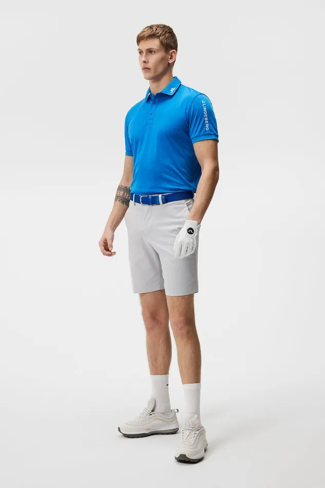 Men Tour Tech Reg Fit Polo Lapis Blue Melange JLindeberg Polo Shirts Men Tour Tech Reg Fit Polo Lapis Blue Melange JLindeberg Polo Shirts