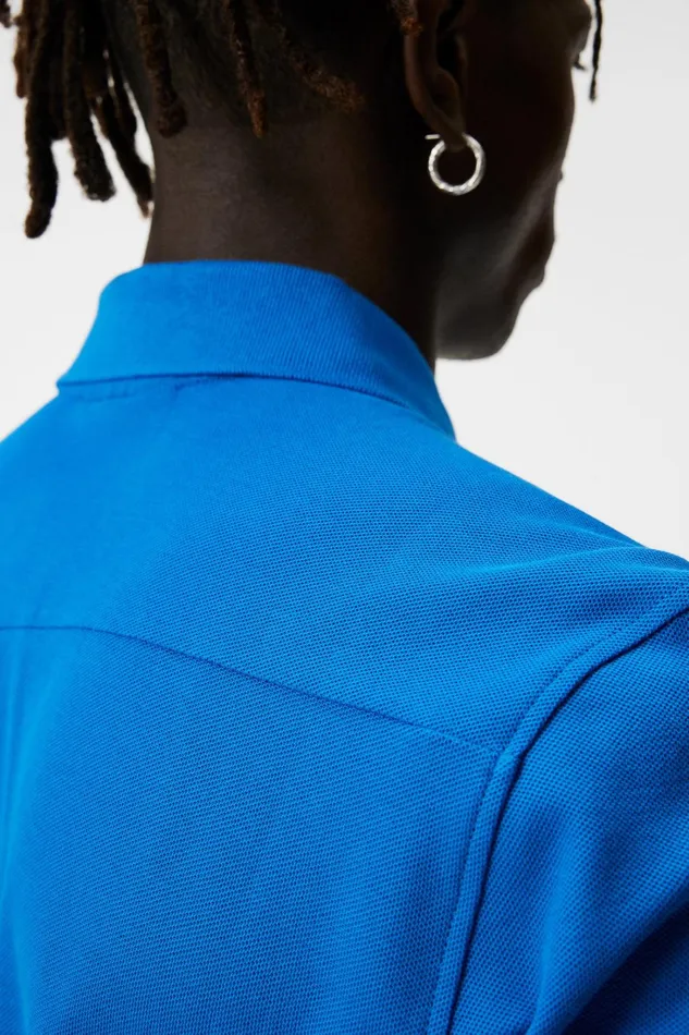 Men Troy Polo Shirt Lapis Blue JLindeberg Polo Shirts Men Troy Polo Shirt Lapis Blue JLindeberg Polo Shirts