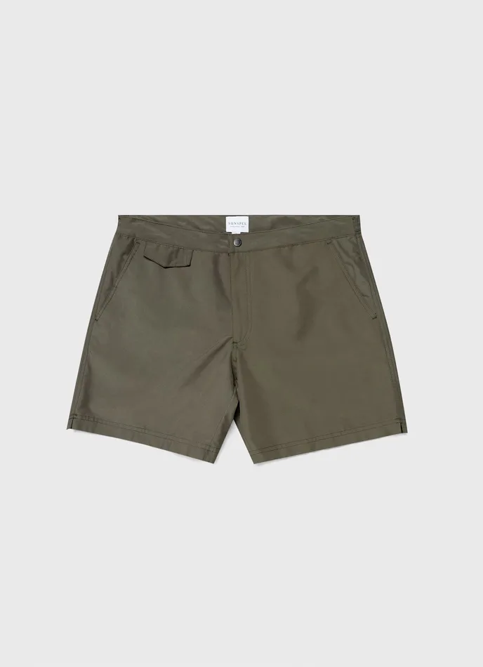 Men ussunspel Tailored Swim Shorts Hunter Green Swimwear