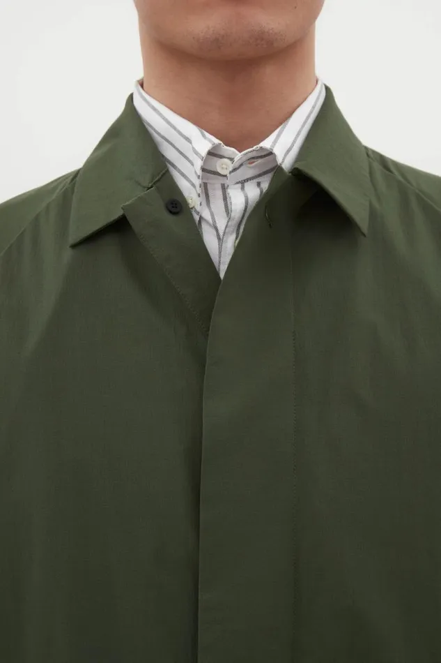 Men Vargo Travel Light Raglan Mac Spruce Green Norse Projects Outerwear