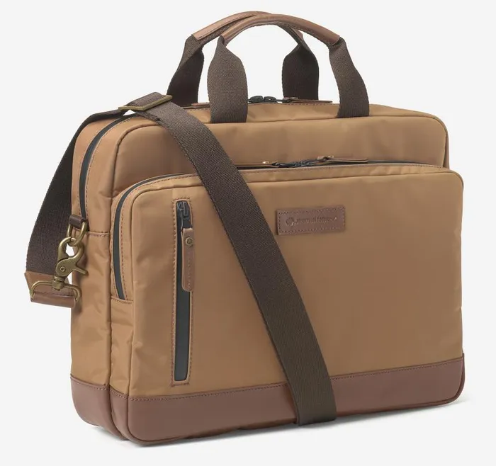 MenWomen Johnston and Murphy Backpacks and Briefcases Hudson Waterproof Briefcase Cognac MenWomen Johnston and Murphy Backpacks and Briefcases Hudson Waterproof Briefcase Cognac