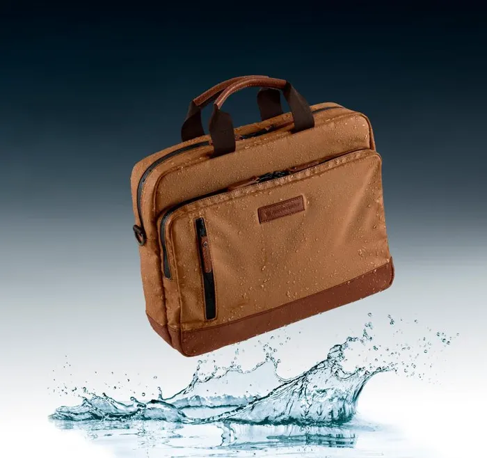 MenWomen Johnston and Murphy Backpacks and Briefcases Hudson Waterproof Briefcase Cognac MenWomen Johnston and Murphy Backpacks and Briefcases Hudson Waterproof Briefcase Cognac