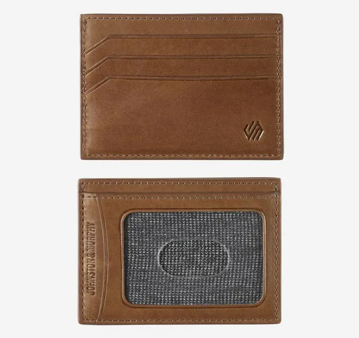 MenWomen Johnston and Murphy Wallets Rhodes Weekender Case Tan Full Grain