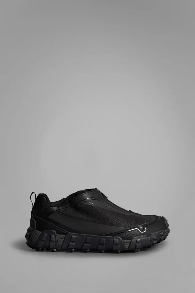 Men Zip Up Runner Black Norse Projects Footwear