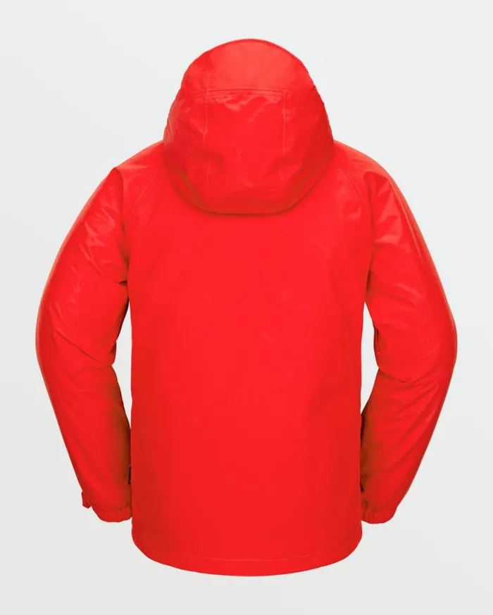 Mens Dua GoreTex Jacket 8211 Crimson Mens Volcom Jackets