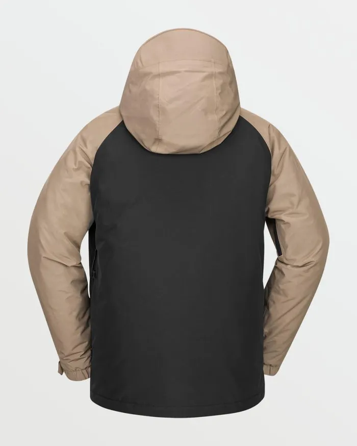 Mens Dua Insulated Gore Jacket 8211 Chestnut Brown Mens Volcom Jackets