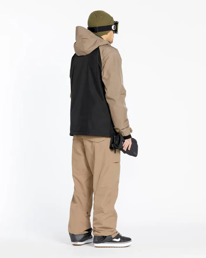 Mens Dua Insulated Gore Jacket 8211 Chestnut Brown Mens Volcom Jackets