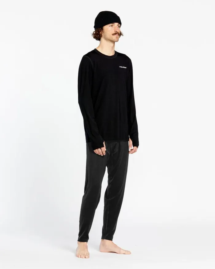 Mens Merino Blend Pants 8211 Black Mens Volcom Layering