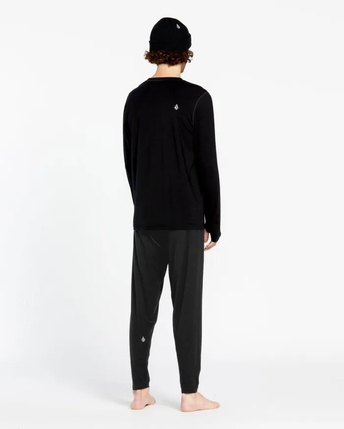 Mens Merino Blend Pants 8211 Black Mens Volcom Layering